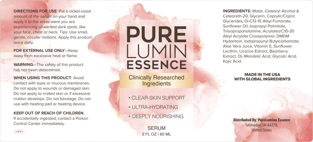 purelumin essence ingredients